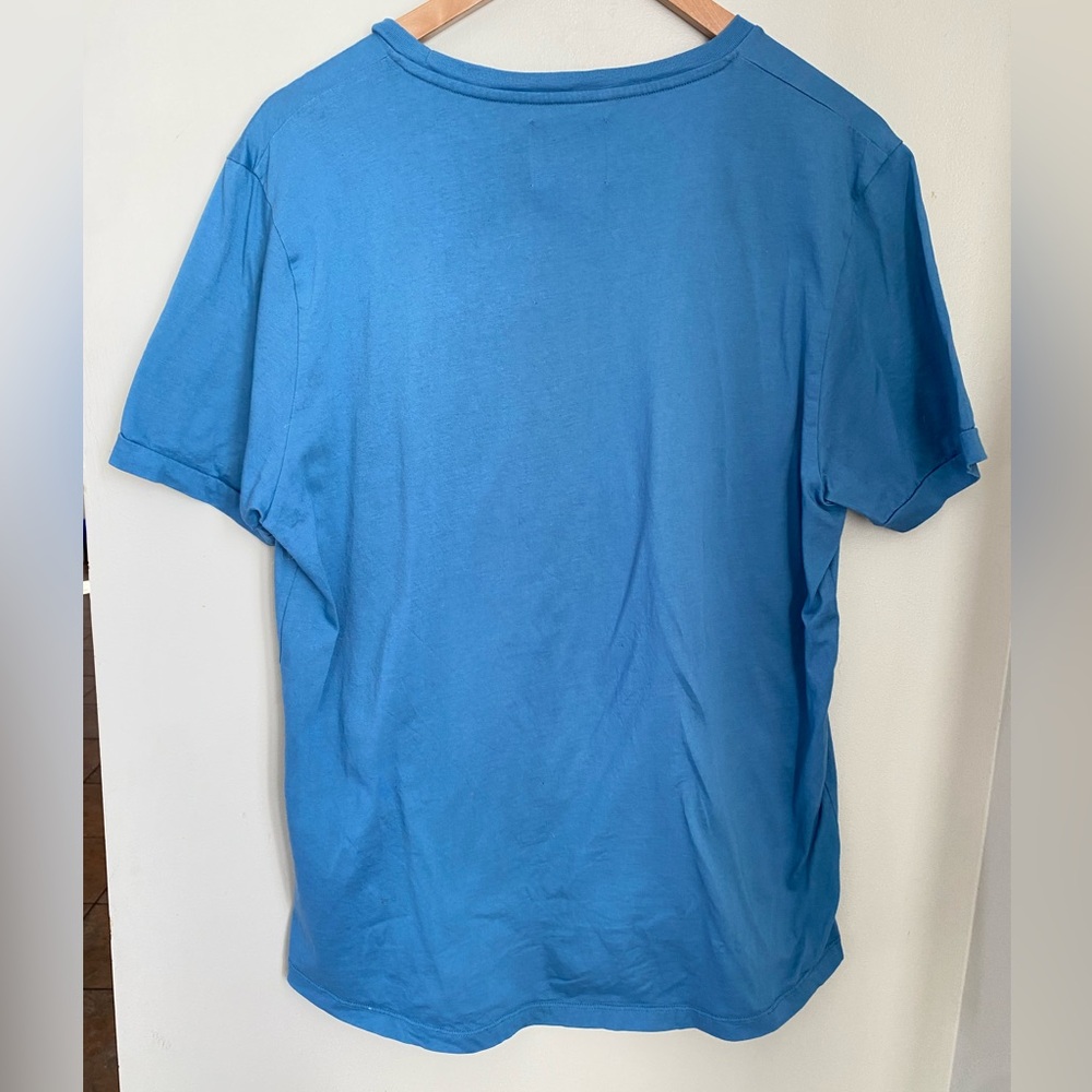 INIMIGO Men’s Organic Cotton Heart T Shirt Size XL Blue - Picture 4 of 10